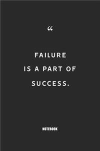 failure is a part of success