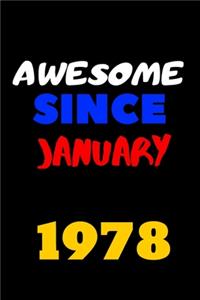 Awesome since january 1978