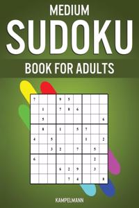 Medium Sudoku Book for Adults