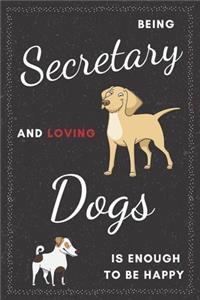 Secretary & Dogs Notebook