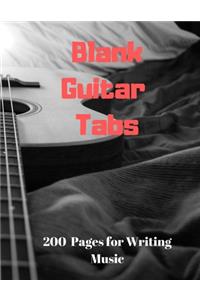 Blank Guitar Tabs