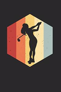 Golf Golfen Golfspieler Notizbuch
