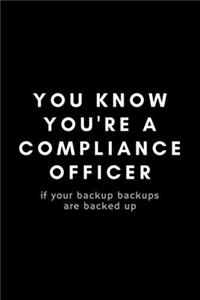 You Know You're A Compliance Officer If Your Backup Backups Are Backed Up