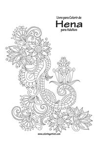 Livro para Colorir de Hena para Adultos