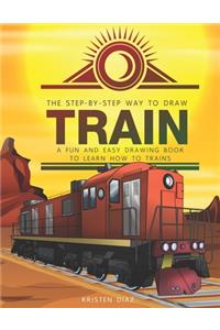 Step-by-Step Way to Draw Train