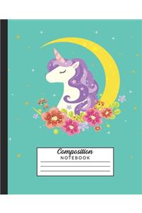 Unicorn composition notebook