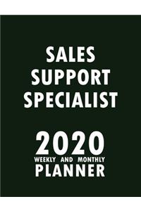 Sales Support Specialist 2020 Weekly and Monthly Planner