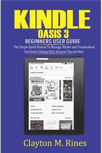 Kindle Oasis 3 Beginners User Guide