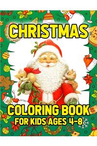 Christmas Coloring Book for Kids Ages 4-8