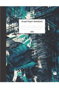 Graph Paper Notebook 5x5: Quad Ruled 5 Squares Per Inch Grid Paper. Math and Science Composition Notebook for Students and Teachers. Perfect for Sums, Graphing, Coordinates a