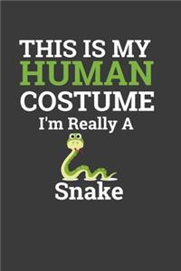 This Is My Human Costume I'M Really A Snake