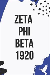 Zeta Phi Beta 1920