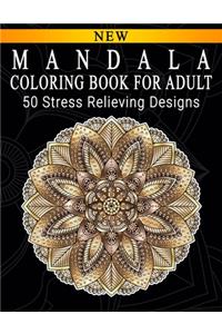 Mandala Coloring Book For Adult