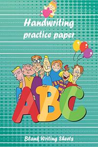 Handwriting Practice Paper Blank Writing Sheets