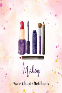 Makeup Face Charts Notebook