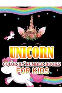 Unicorn Color By Number Books For Kids