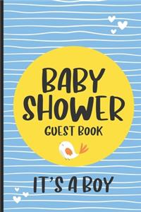 Baby Shower Guest Book It's A Boy