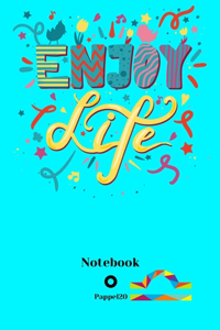 Dot Grid Notebook Libra Sign Cover Color Aqua 160 pages 6x9 Inches