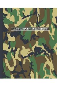 Camo Composition Notebook