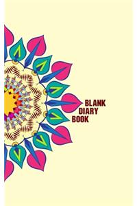 Blank Diary book