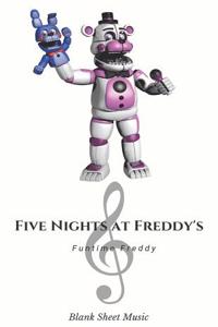 Funtime Freddy Blank Sheet Music Five Nights at Freddy's