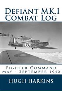 Defiant MK.I Combat Log