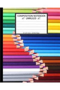 Unruled Composition Notebook 8