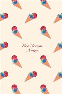 Ice Cream Notes