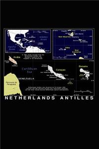 Modern Day Color Map of The Netherlands Antilles Journal