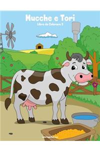Mucche e Tori Libro da Colorare 2