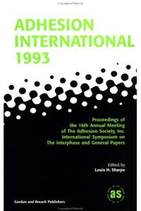 Adhesion International 1993