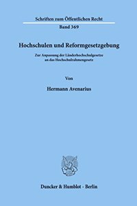 Hochschulen Und Reformgesetzgebung