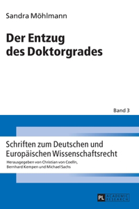 Der Entzug des Doktorgrades