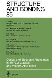 Optical and Electronic Phenomena in Sol-Gel Glasses and Modern Application