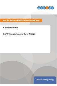 LKW-Maut (November 2004)