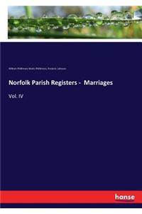 Norfolk Parish Registers - Marriages