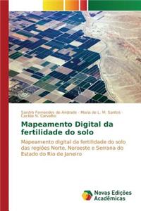 Mapeamento Digital da fertilidade do solo