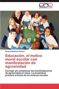 Educacion, El Motivo Moral Escolar Con Manifestacion de Agresividad