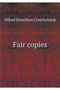 Fair copies