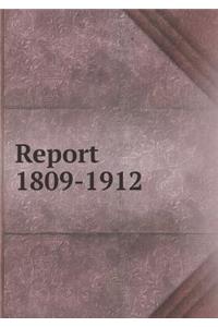 Report 1809-1912