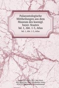 Palaeontologische Mittheilungen aus dem Museum des koenigl. Bayer. Staates.