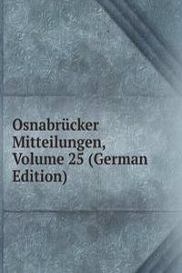 Osnabrucker Mitteilungen, Volume 25 (German Edition)