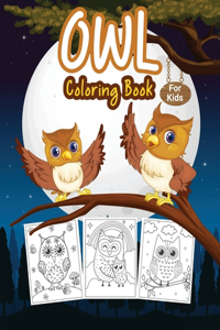 Owl Coloring Book for Kids