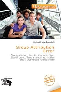 Group Attribution Error