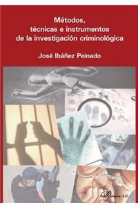 Metodos, Tecnicas E Instrumentos de La Investigacion Criminologica