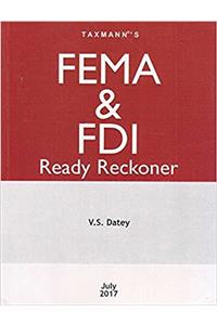 Taxmanns FEMA & FDI Ready Reckoner by V. S. Datey