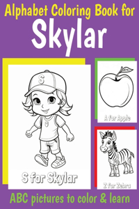 ABC Coloring Book for Skylar