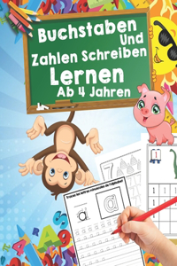 Buchstaben Und Zahlen Schreiben Lernen Ab 4 Jahren
