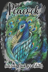 Peacock Coloring Book for Adults