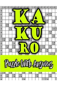 Kakuro Puzzle With Answers